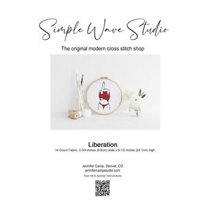 Subversive Middle Finger‎ Female Women Feminine - Cross Stitch Pattern Kit